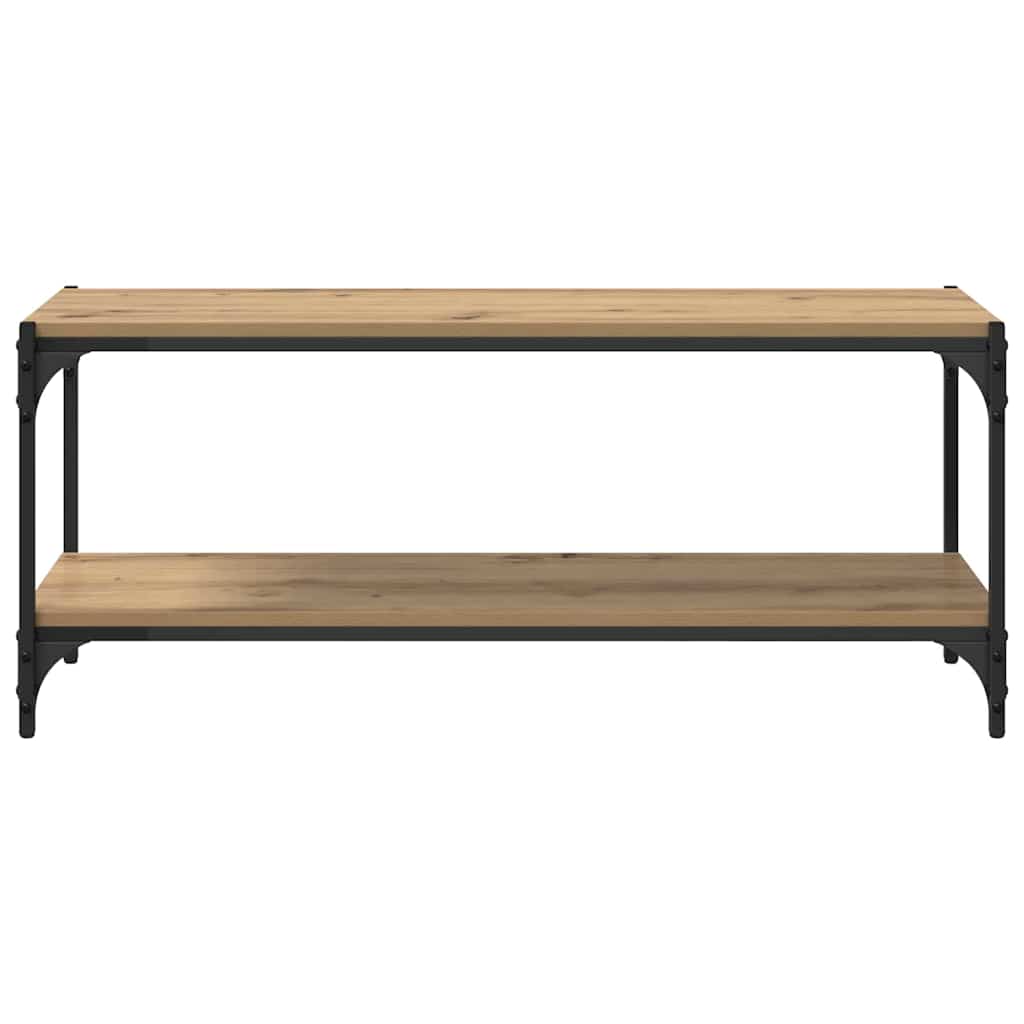 TV-skap Artisan Eik 100x33x41cm Ingeniørtre og jern