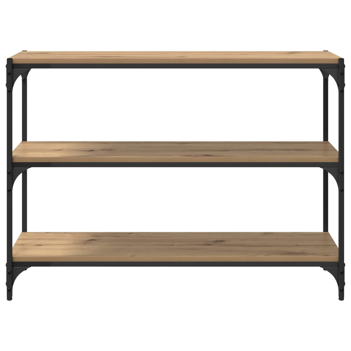 Bokskap artisan eik 100 x 33 x 70,5 cm Ingeniørtre og jern