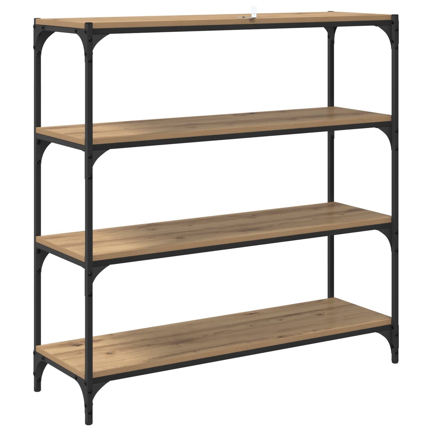 Bokskap Artisan Eik 100 x 33 x 100 cm Ingeniørtre og jern