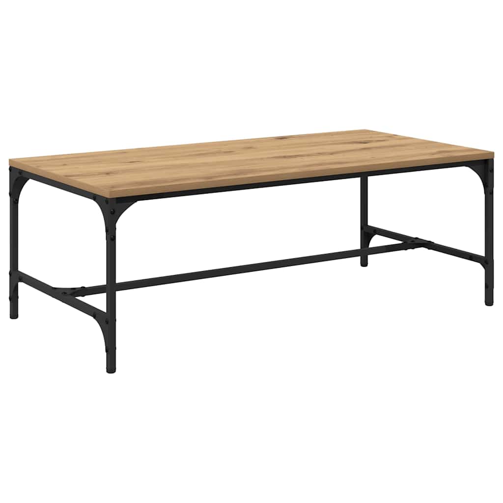 Kaffebord Artisan Eik 100 x 50 x 35 cm Konstruert tre