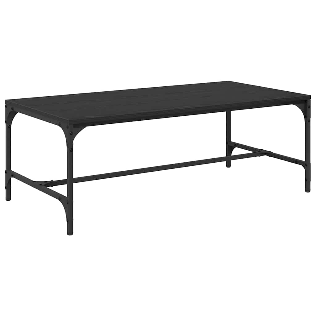 Kaffebord Svart Eik 100 x 50 x 35 cm Konstruert tre