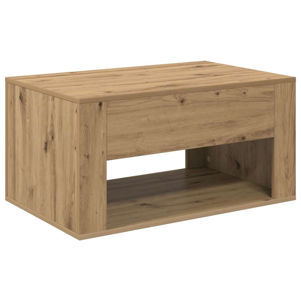 Kaffebord med skuff Artisan Eik 80 x 50 x 40 cm Konstruert tre