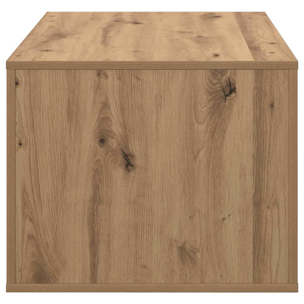 Kaffebord med skuff Artisan Eik 80 x 50 x 40 cm Konstruert tre