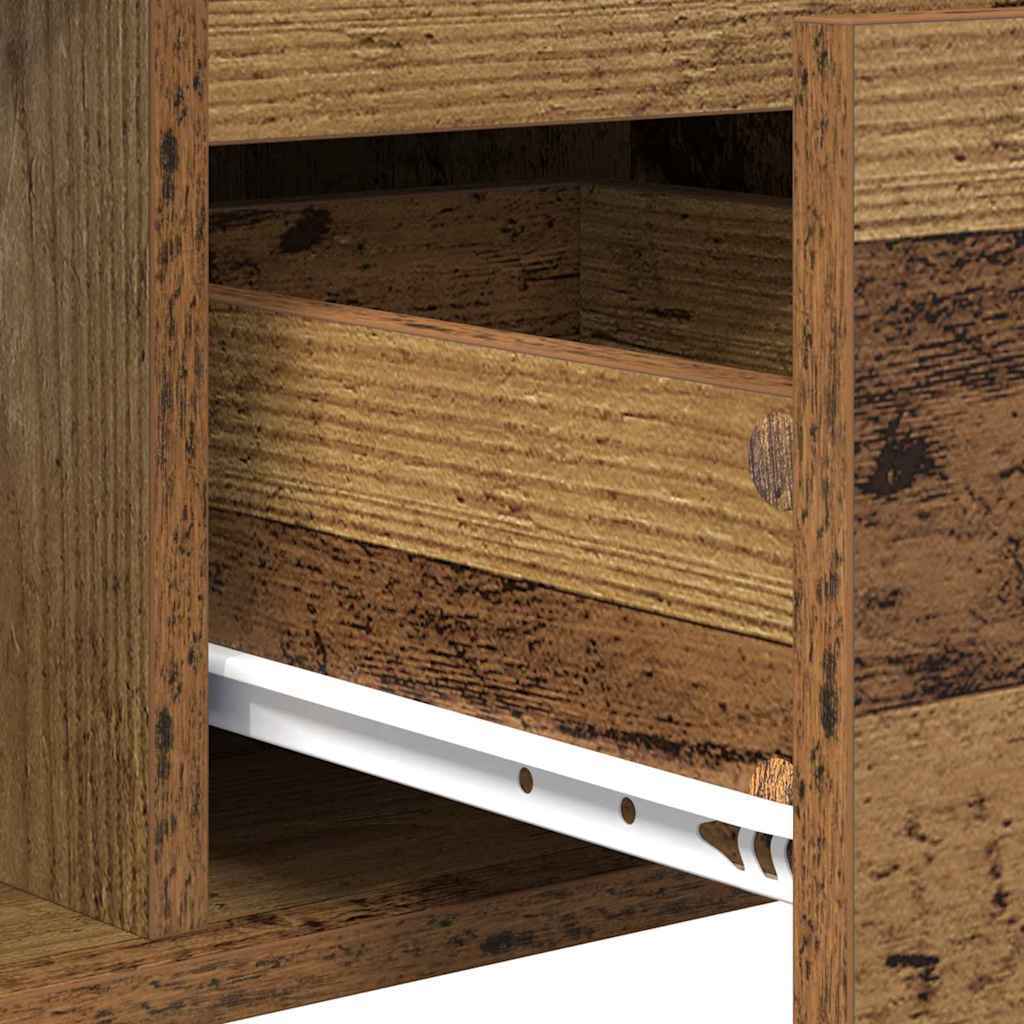 Kaffebord med skuff Gamle tre 90 x 50 x 26.5 cm Konstruert tre