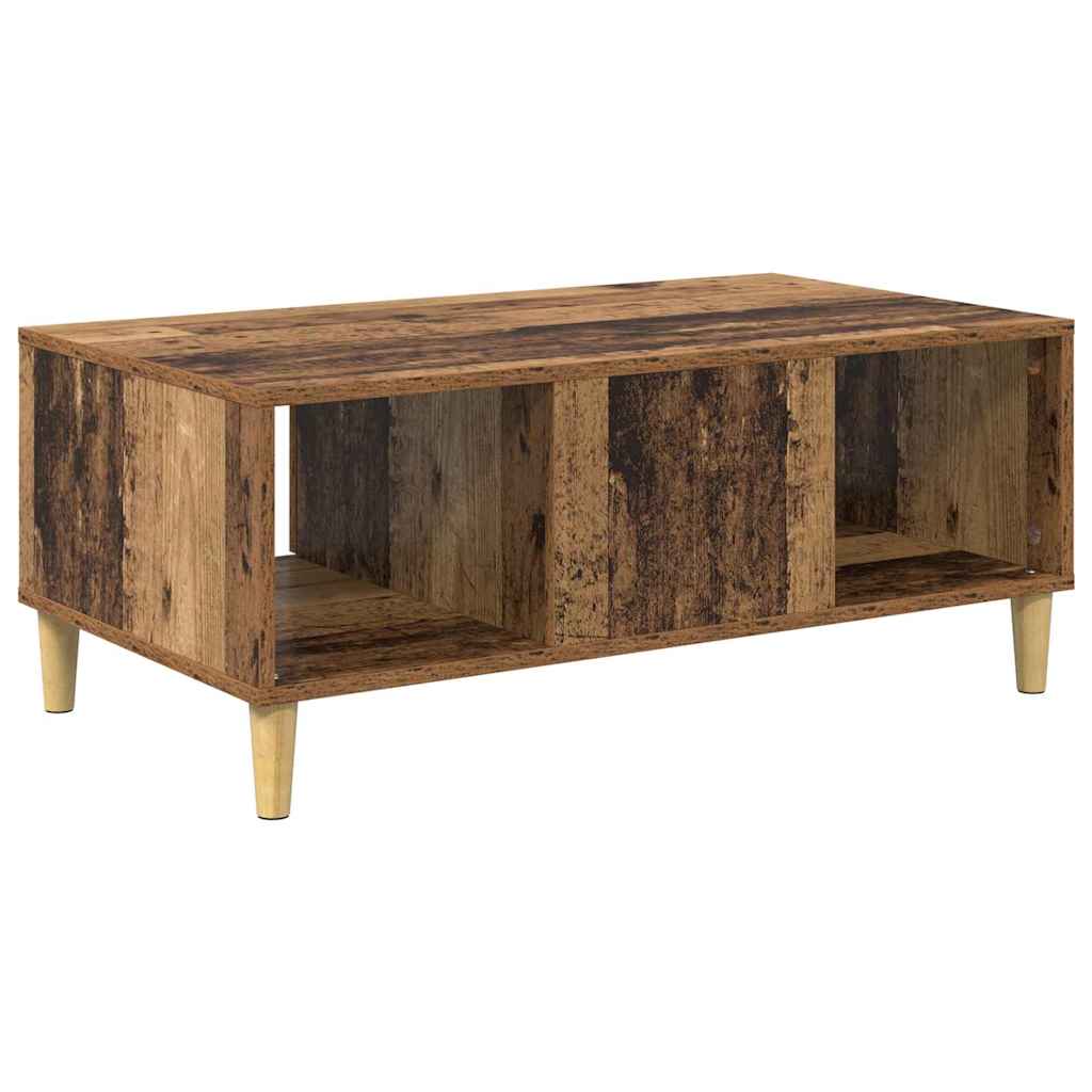 Kaffebord med skuff Gamle tre 90 x 50 x 26.5 cm Konstruert tre