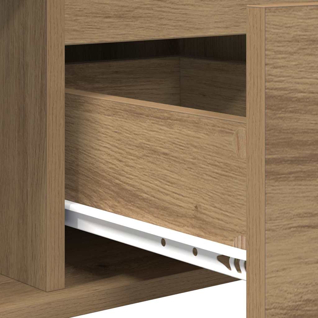 Kaffebord Artisan Eik 90 x 50 x 26.5 cm Konstruert tre
