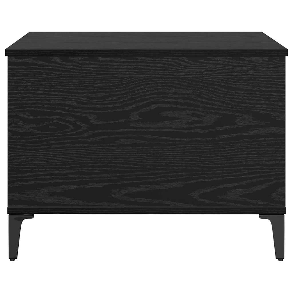 Kaffebord Svart Eik 60 x 44,5 x 45 cm Konstruert tre