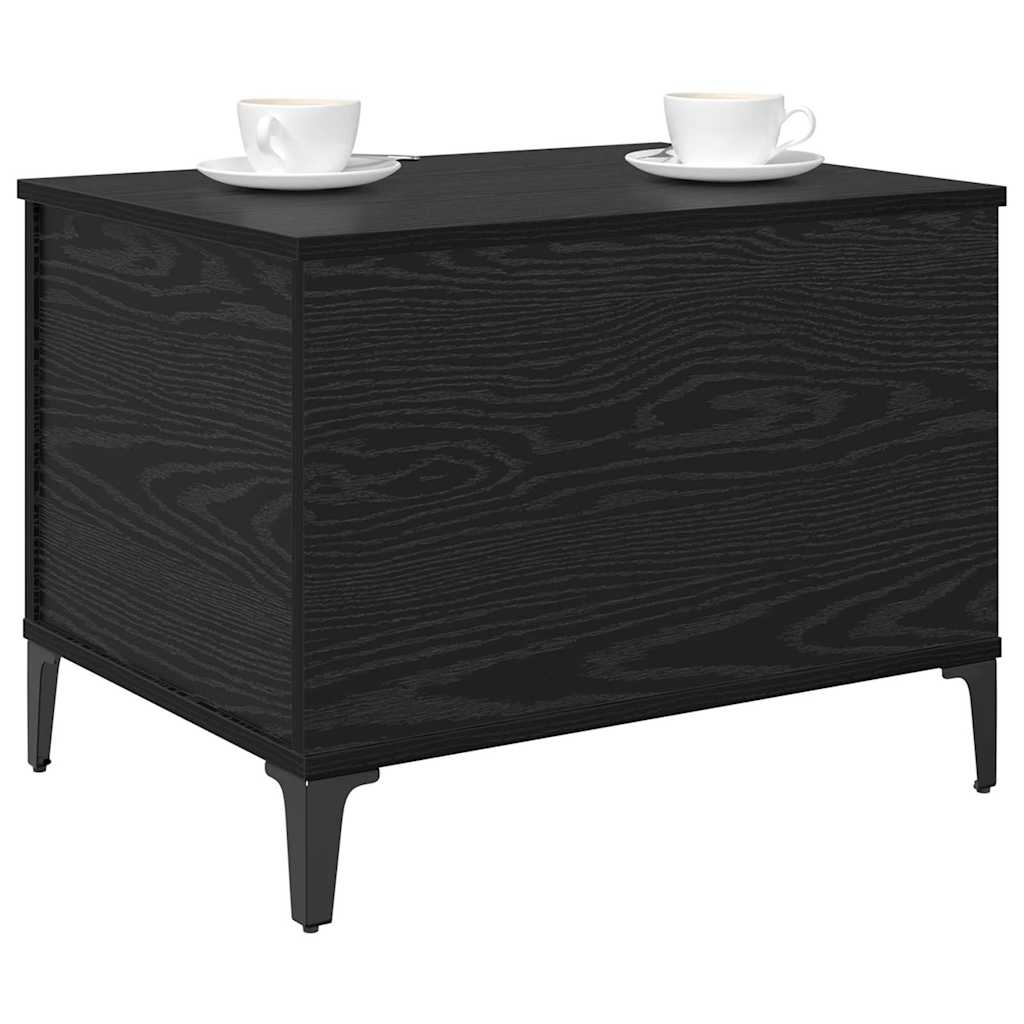 Kaffebord Svart Eik 60 x 44,5 x 45 cm Konstruert tre