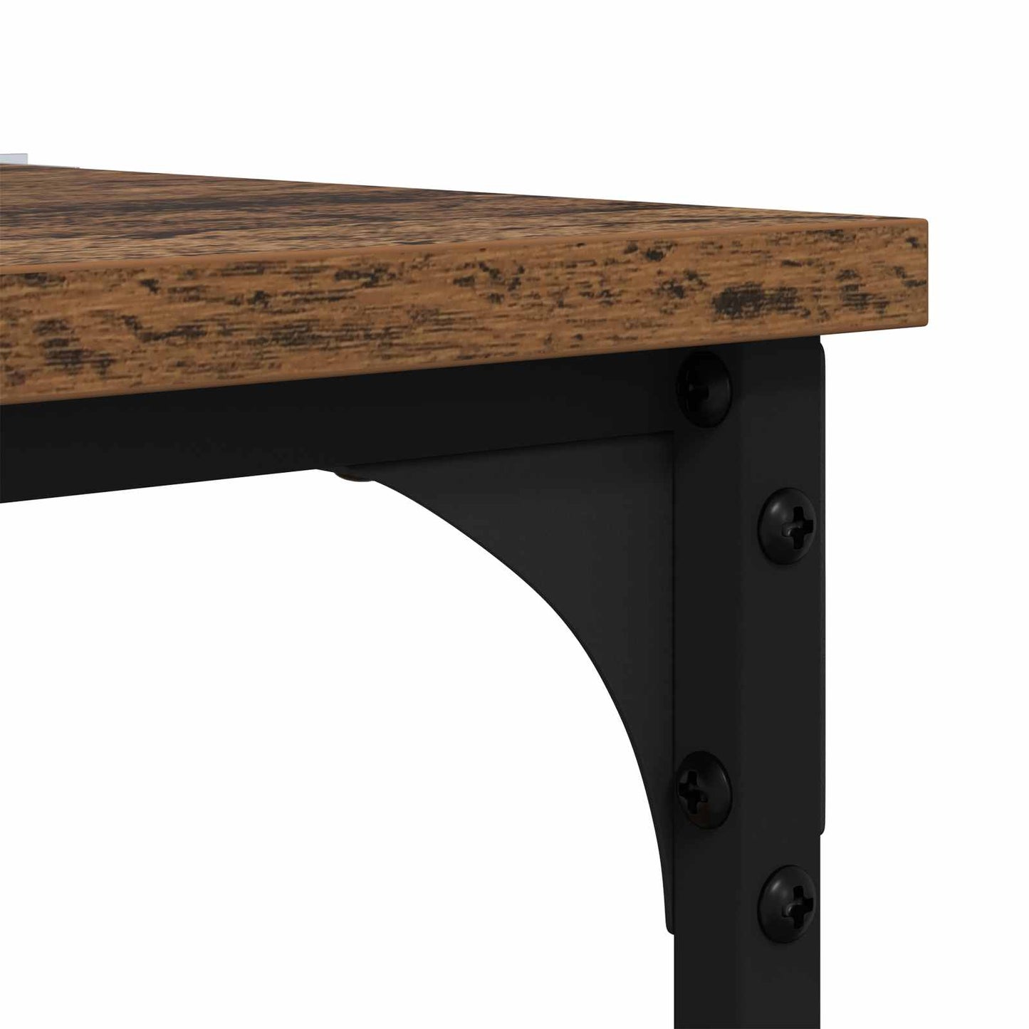 Sidetabell med hylle Gamle tre 40 x 30 x 75 cm Konstruert tre