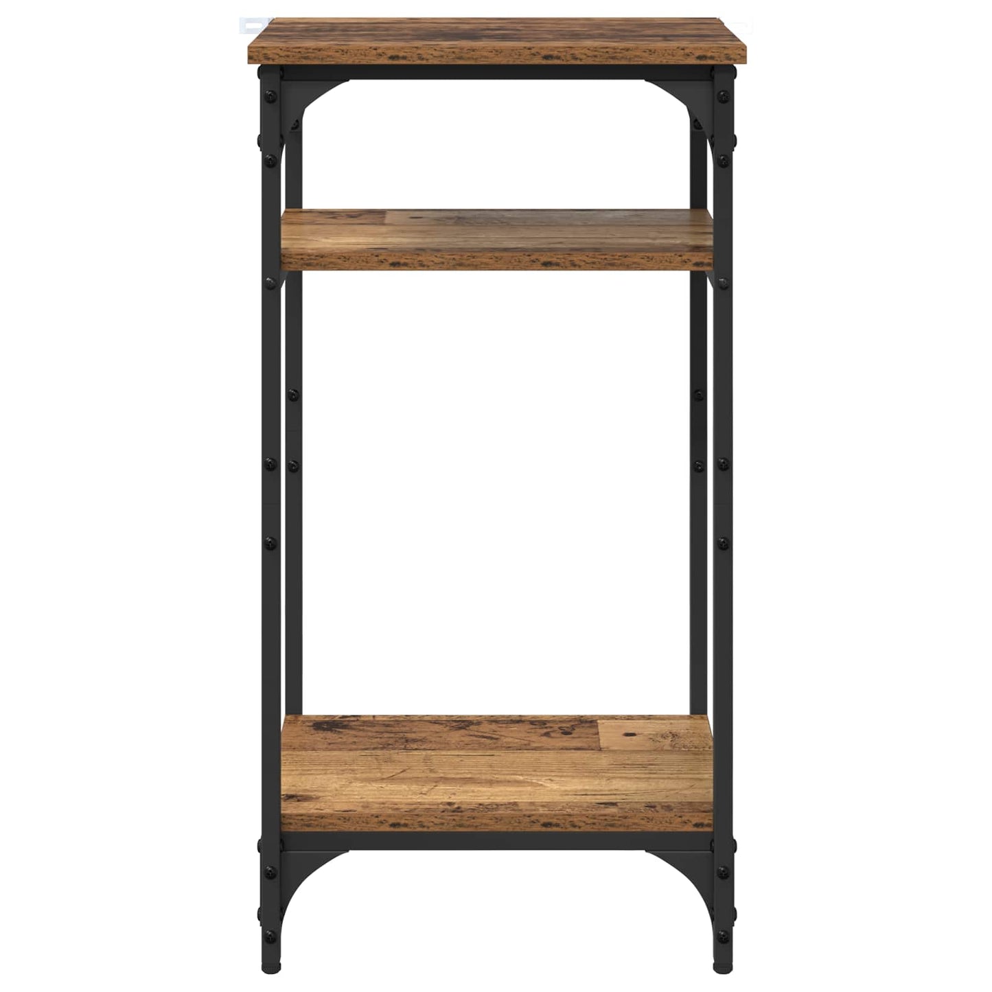 Sidetabell med hylle Gamle tre 40 x 30 x 75 cm Konstruert tre