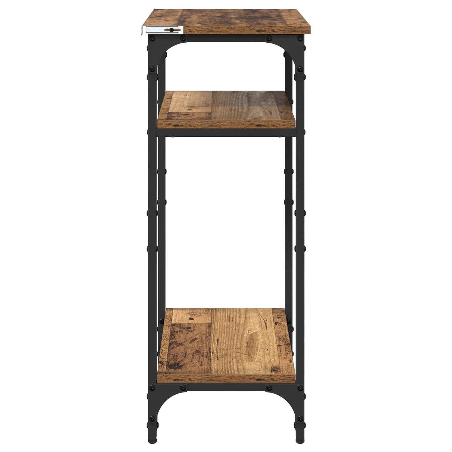 Sidetabell med hylle Gamle tre 40 x 30 x 75 cm Konstruert tre