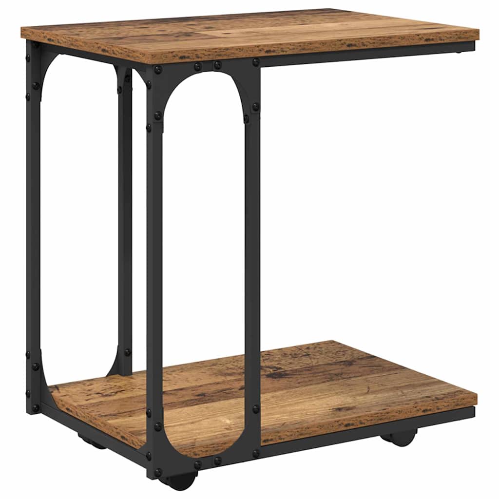 Sidetabell Gammelt tre 50 x 35 x 55.5 cm Konstruert tre