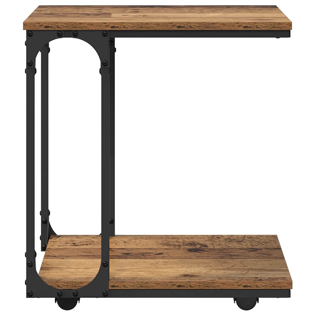 Sidetabell Gammelt tre 50 x 35 x 55.5 cm Konstruert tre