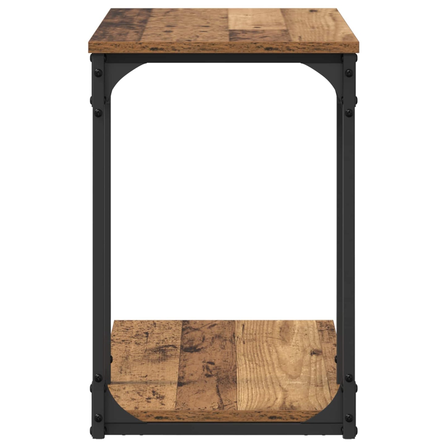 Sidetabell med hylle Gammelt tre 50 x 35 x 52 cm Konstruert tre