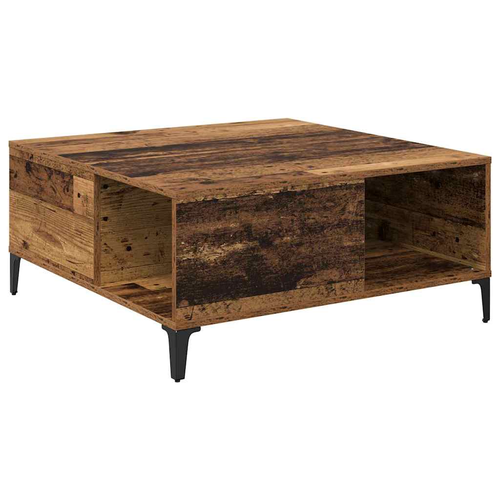 Kaffebord Gamle tre 80 x 80 x 36,5 cm Konstruert tre