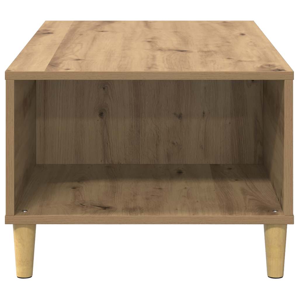 Kaffebord med skuff Artisan Eik 90 x 50 x 35 cm Konstruert tre