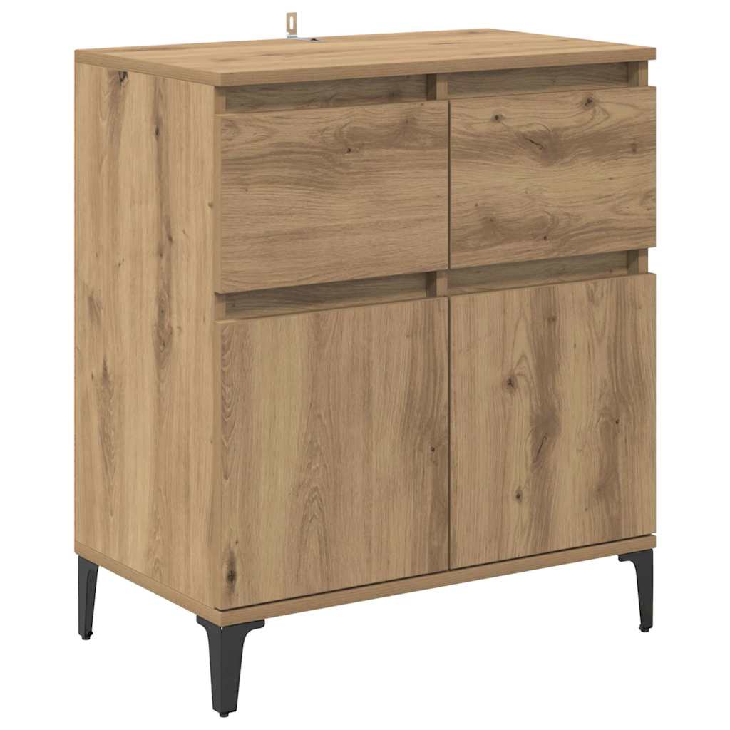 Serviesskap Artisan Eik 60 x 35 x 70 cm Ingeniørtre og jern