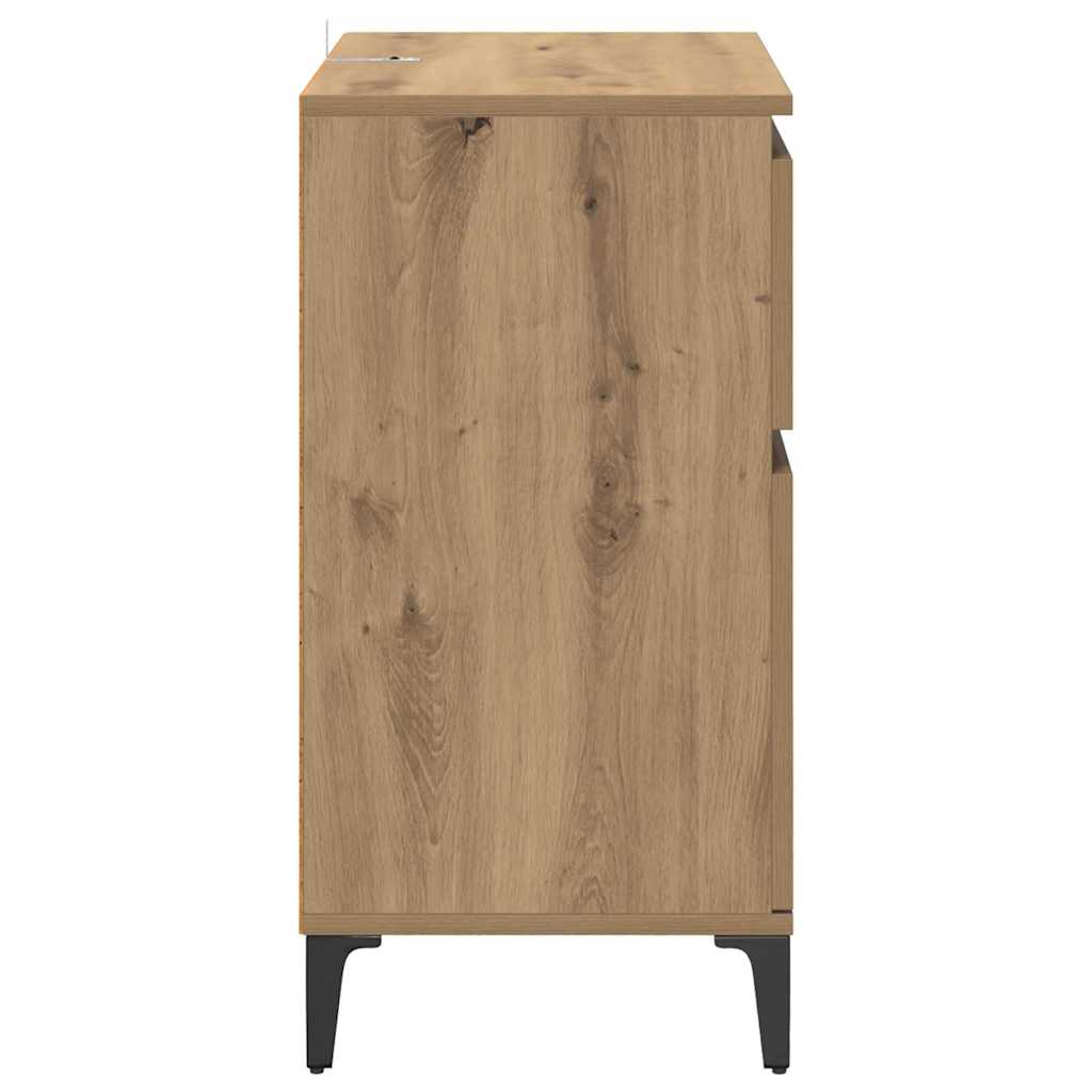 Serviesskap Artisan Eik 60 x 35 x 70 cm Ingeniørtre og jern