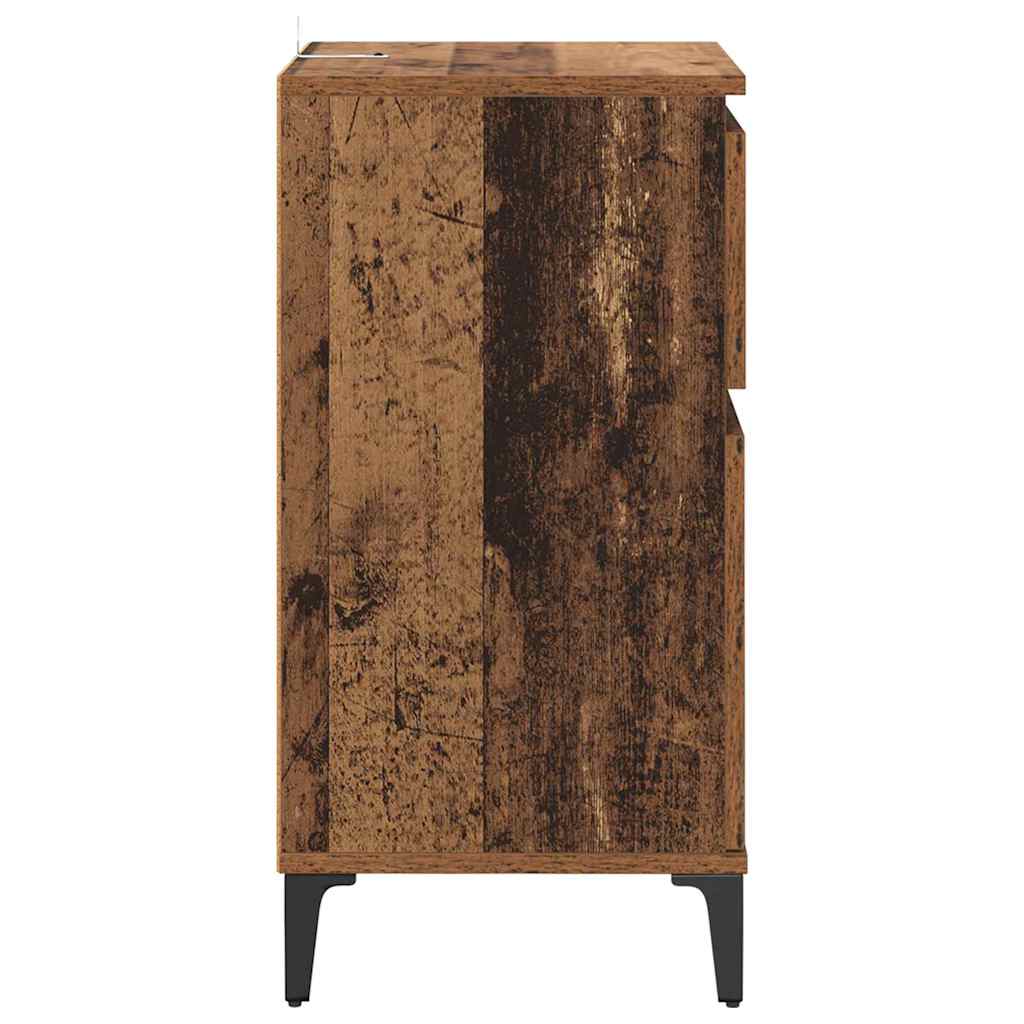 Nattbordskap Gammelt tre 40 x 35 x 70 cm Konstruert tre