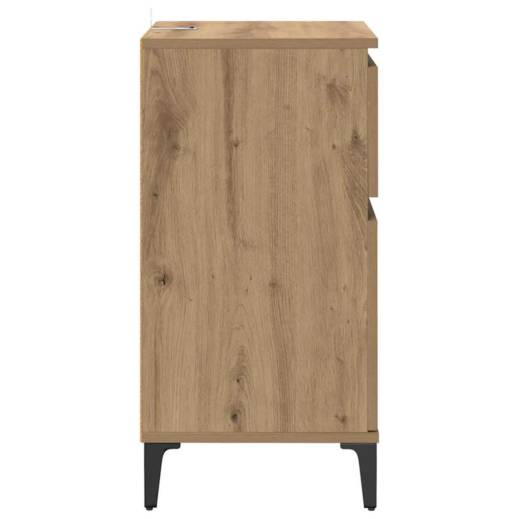 Nattbordskap Artisan Eik 40 x 35 x 70 cm Konstruert tre