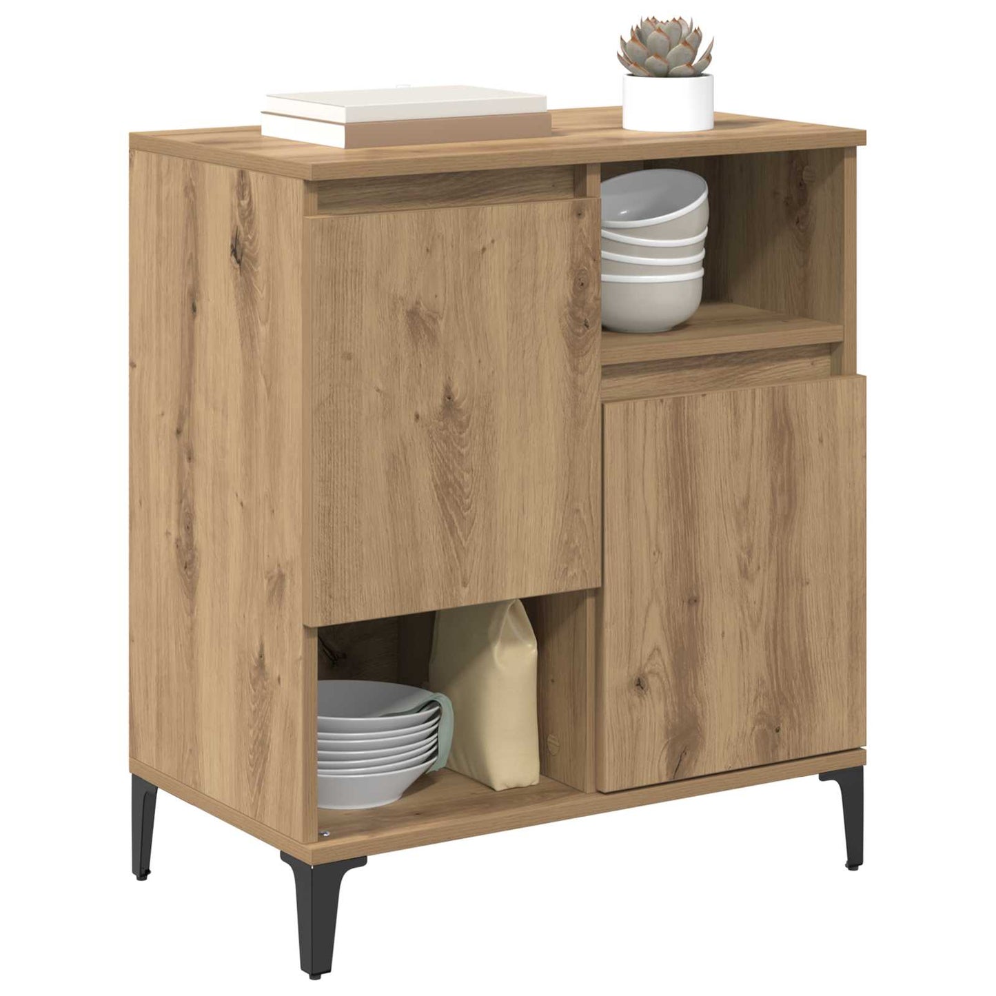 Serviesskap Artisan Eik 60 x 35 x 70 cm Konstruert tre