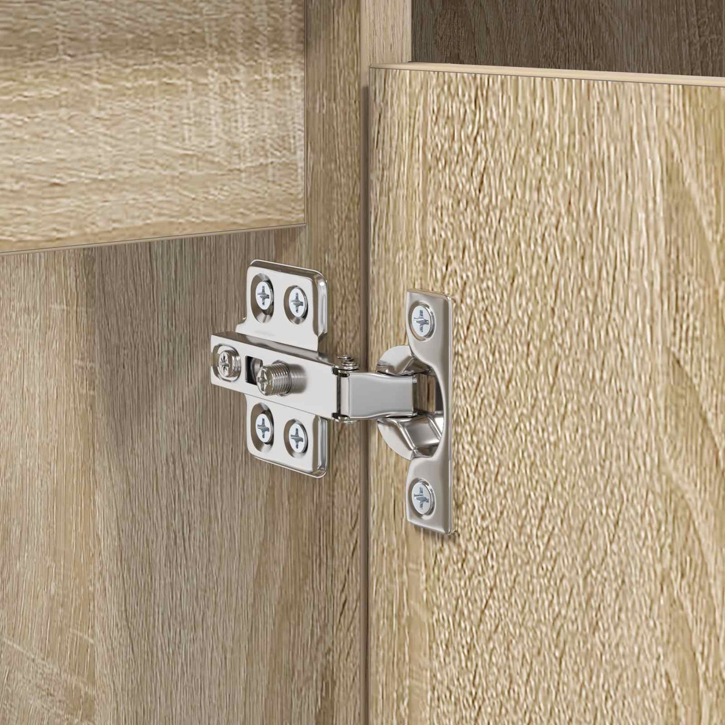 Vaskeskap Sonoma eik 80 x 33 x 60 cm Ingeniørtre og jern