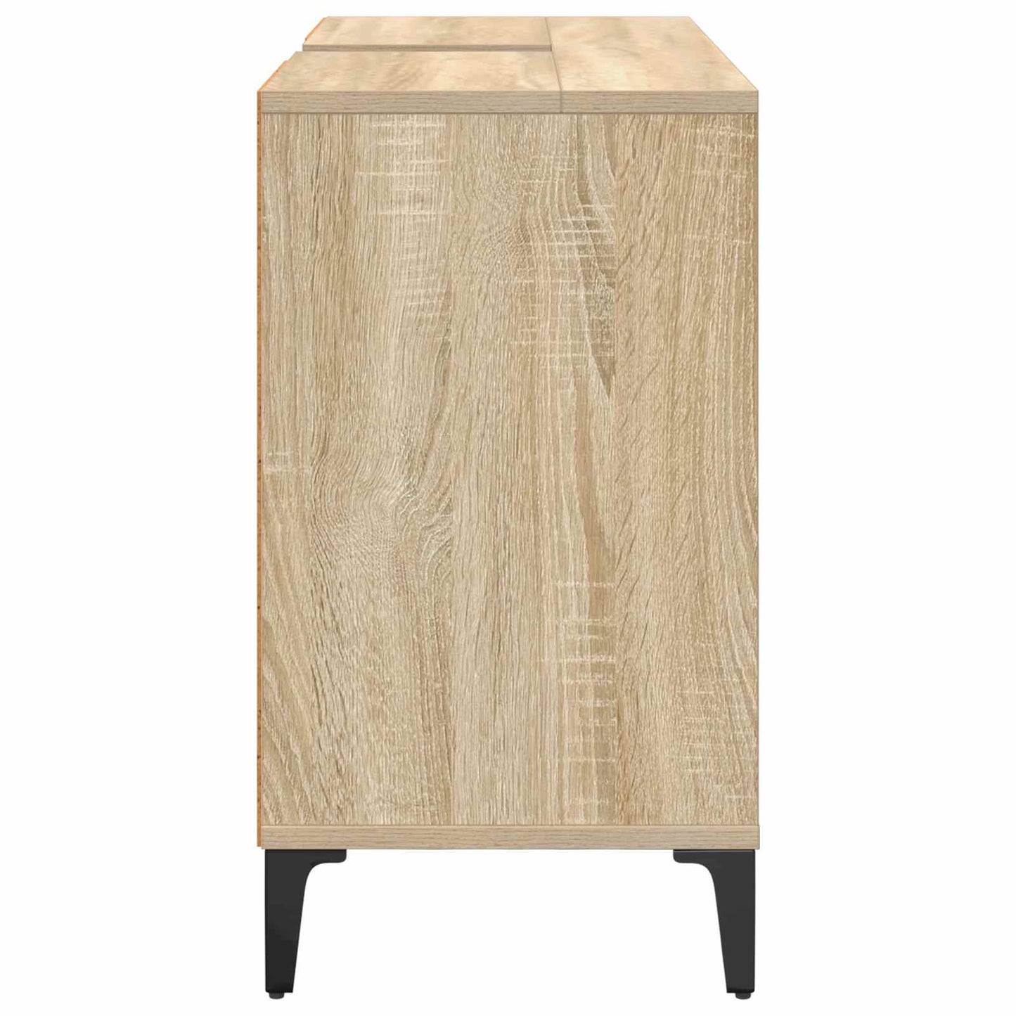 Vaskeskap Sonoma eik 80 x 33 x 60 cm Ingeniørtre og jern