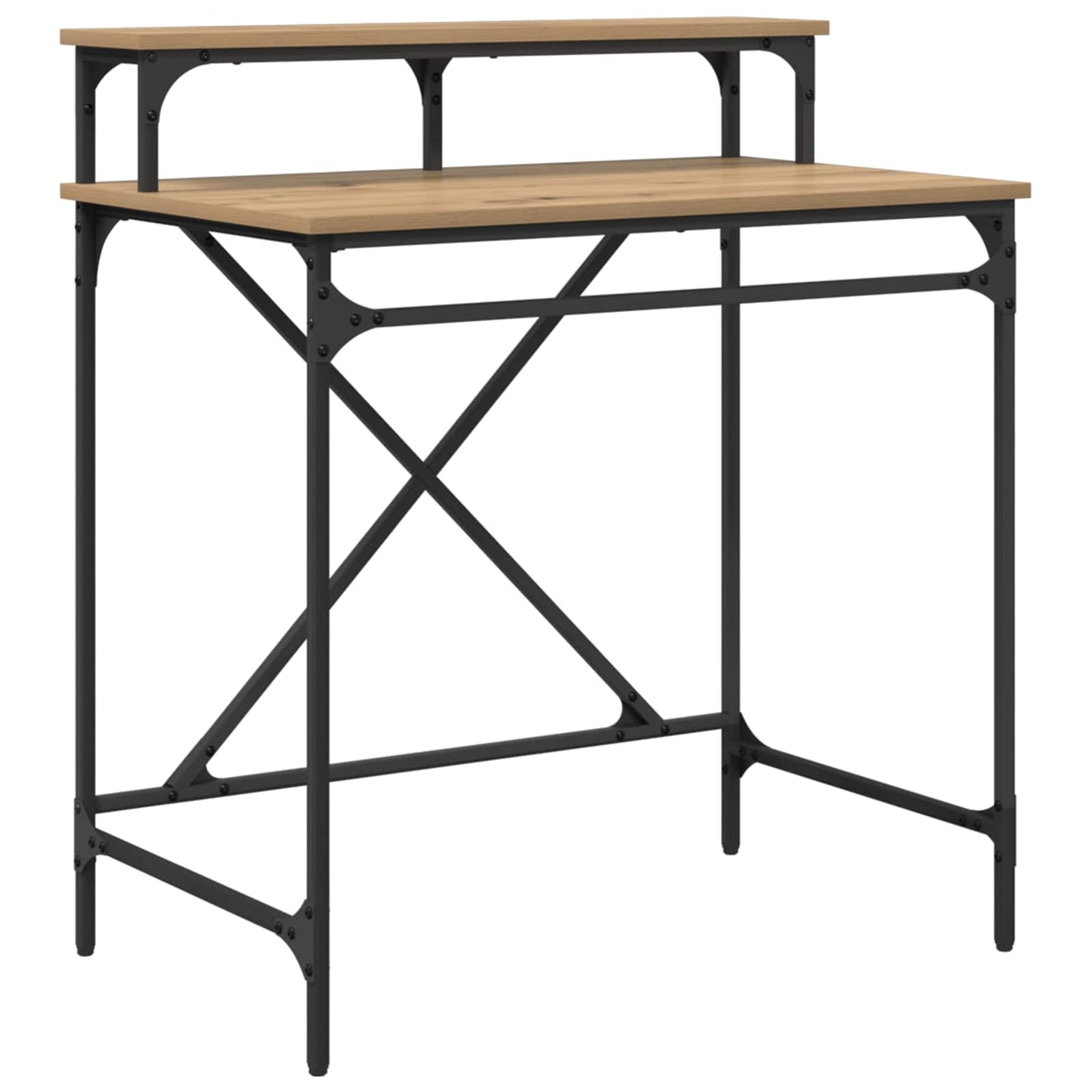 Skrivebord Artisan Eik 80 x 50 x 90 cm Konstruert tre