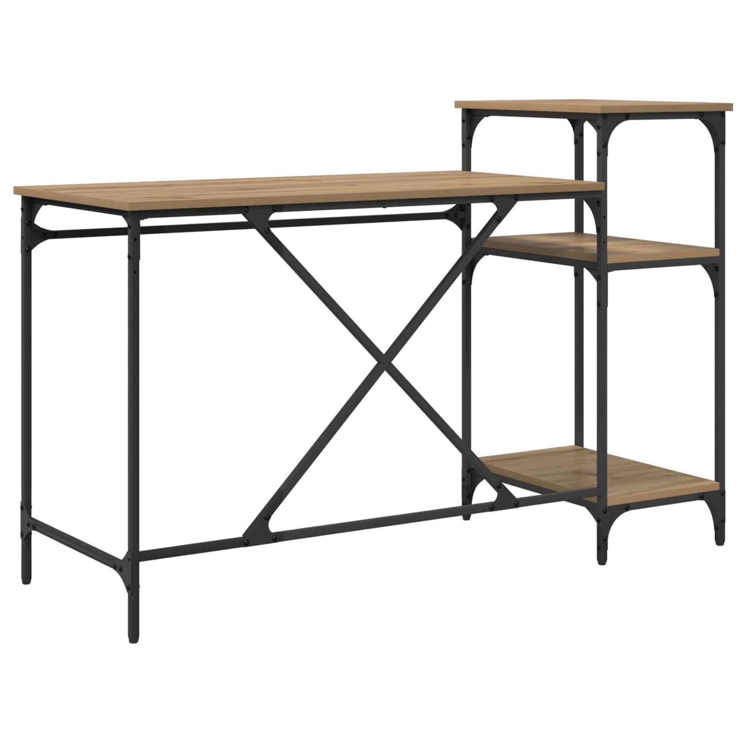 Skrivebord Artisan Eik Konstruert tre 135 x 50 x 90 cm