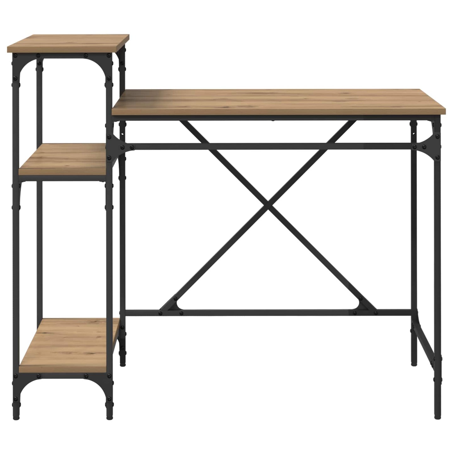 Skrivebord Artisan Eik Konstruert tre 105 x 50 x 90 cm