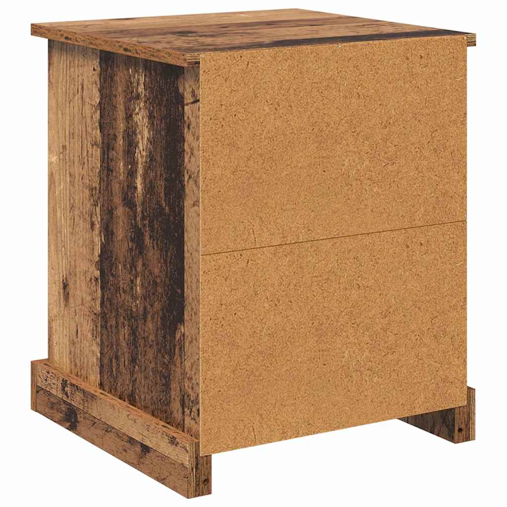 Nattbordskap Gammelt tre 39 x 39 x 47.5 cm Konstruert tre