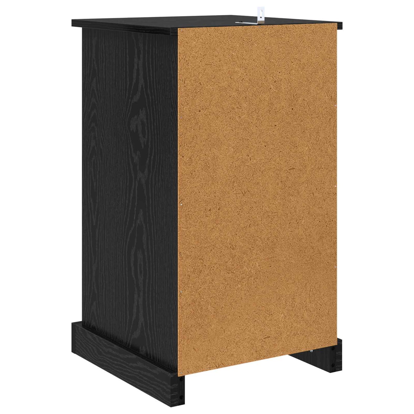 Nattbordskap Svart Eik 39 x 39 x 67,5 cm Konstruert tre
