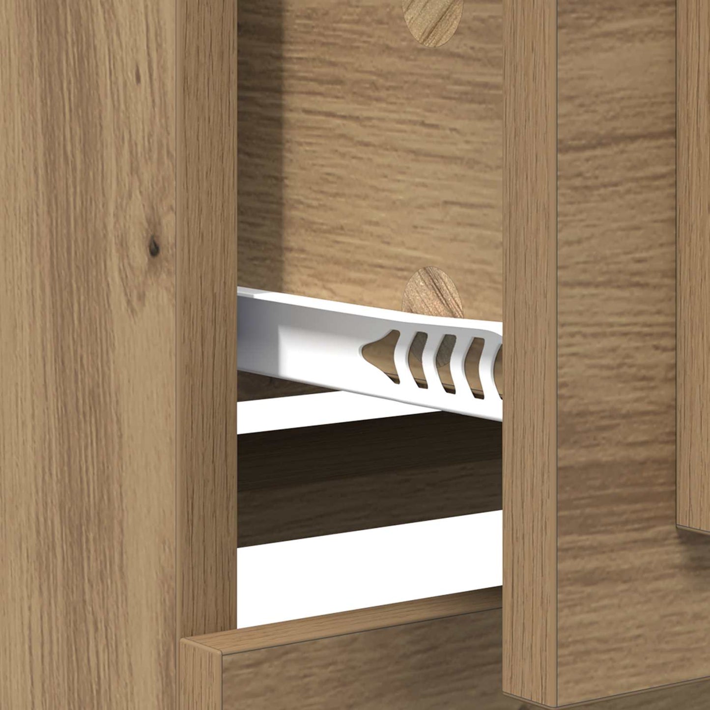 Serviesskap Artisan Eik 70 x 35,5 x 67,5 cm Konstruert tre