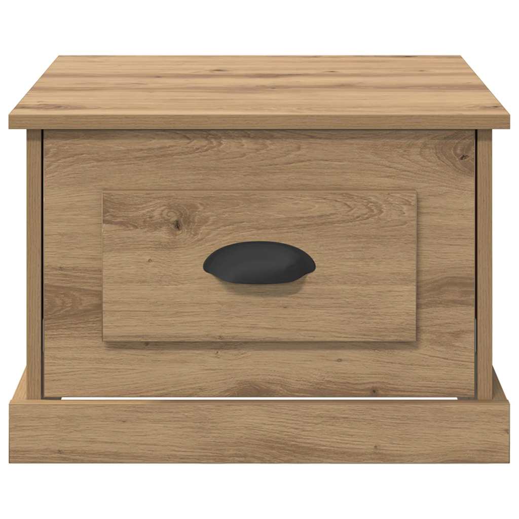 Kaffebord med skuff Artisan Eik 50 x 50 x 35 cm Konstruert tre