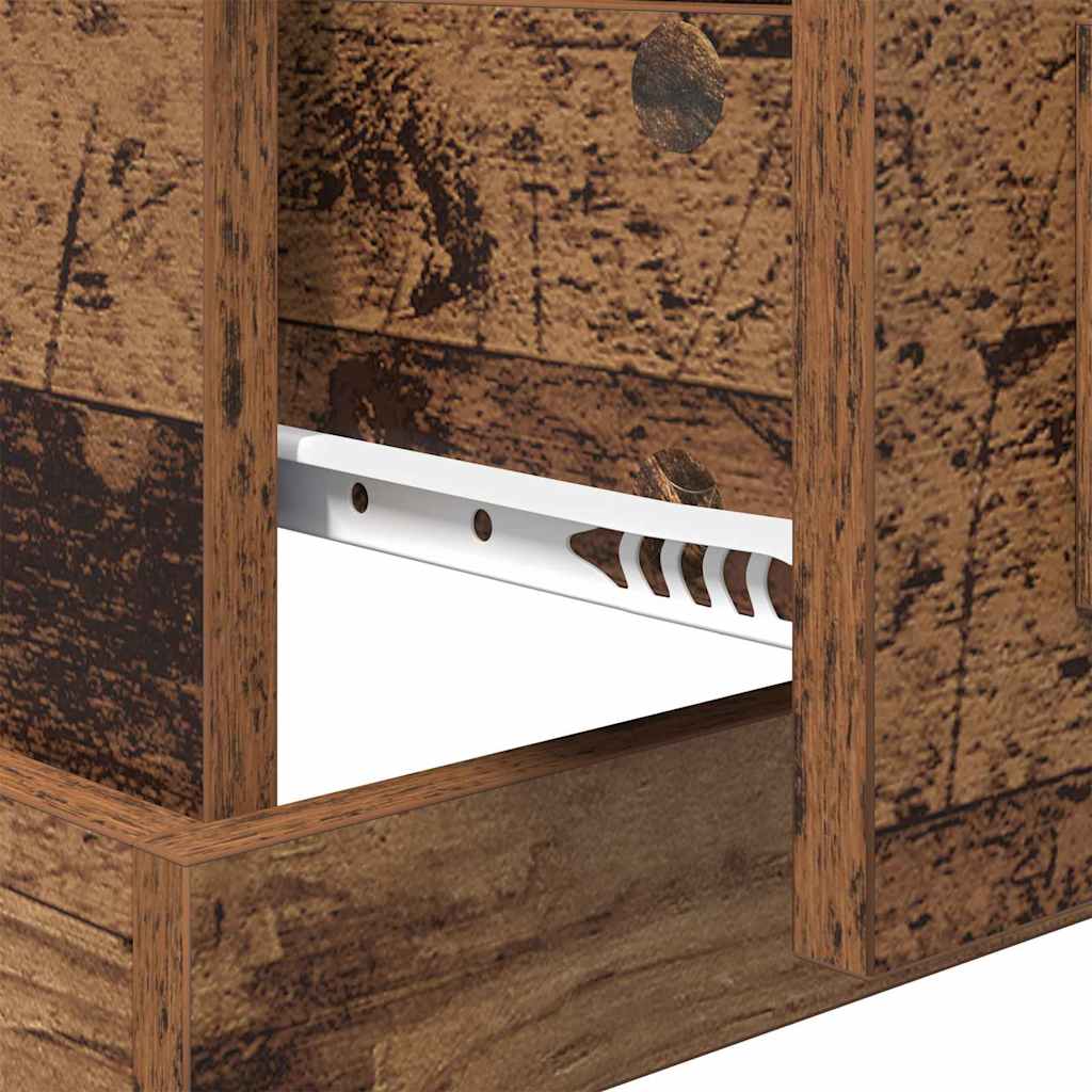 Nattbordskap Gammelt tre 50 x 50 x 60 cm Konstruert tre