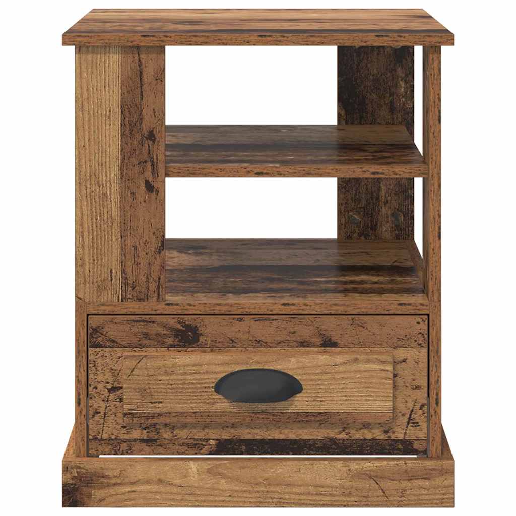 Nattbordskap Gammelt tre 50 x 50 x 60 cm Konstruert tre