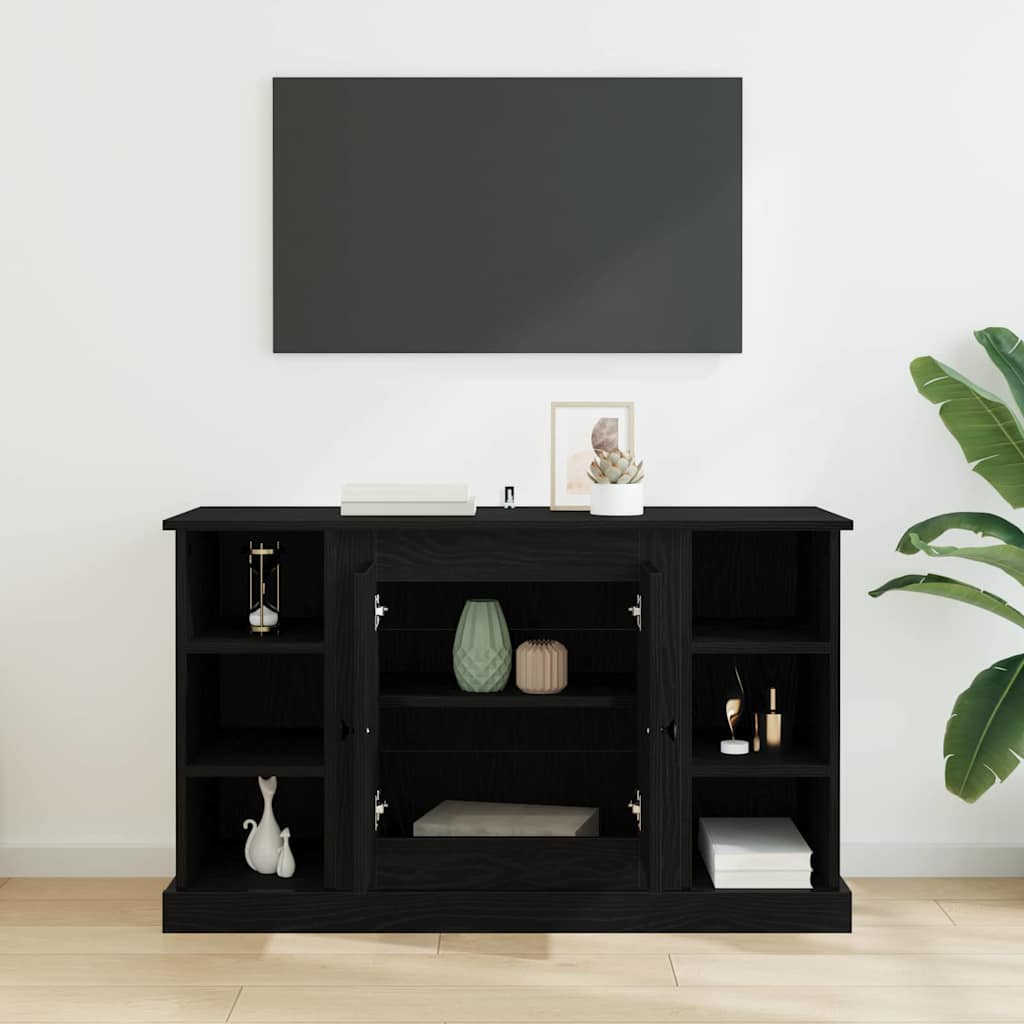 Serviesskap Svart Eik 100 x 35,5 x 60 cm Konstruert tre