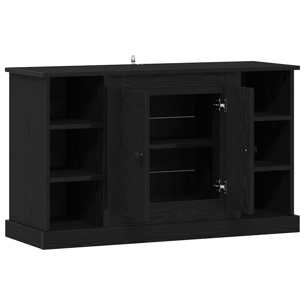 Serviesskap Svart Eik 100 x 35,5 x 60 cm Konstruert tre