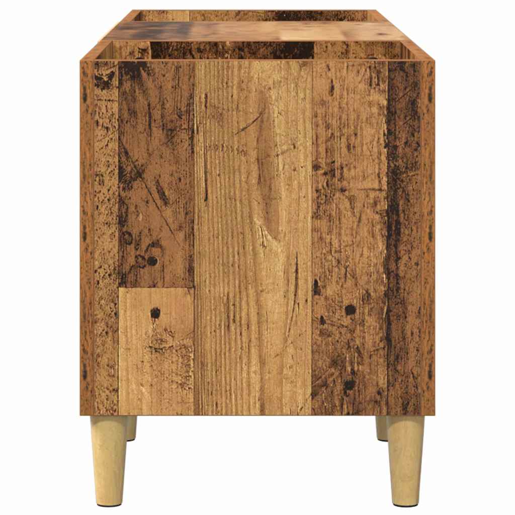 Plateskap Gamle tre 121 x 38 x 48 cm Konstruert tre