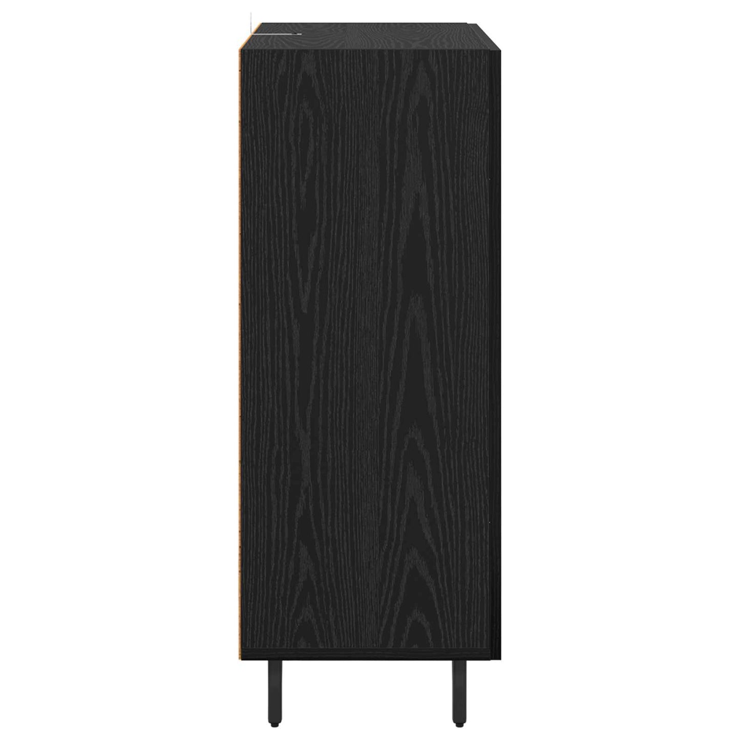 Serviesskap Svart Eik 69,5 x 34 x 90 cm Konstruert tre