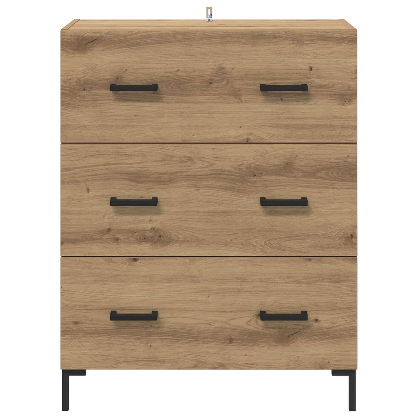 Serviesskap Artisan Eik 69,5 x 34 x 90 cm Ingeniørtre og jern