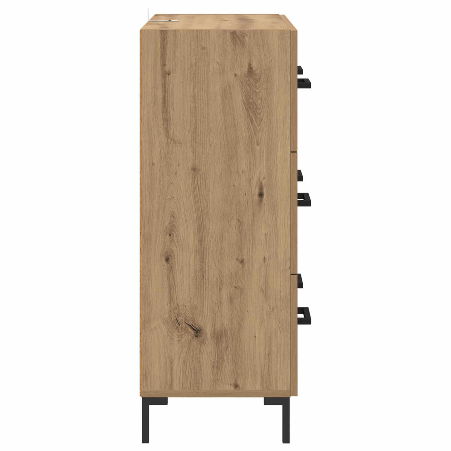 Serviesskap Artisan Eik 69,5 x 34 x 90 cm Ingeniørtre og jern