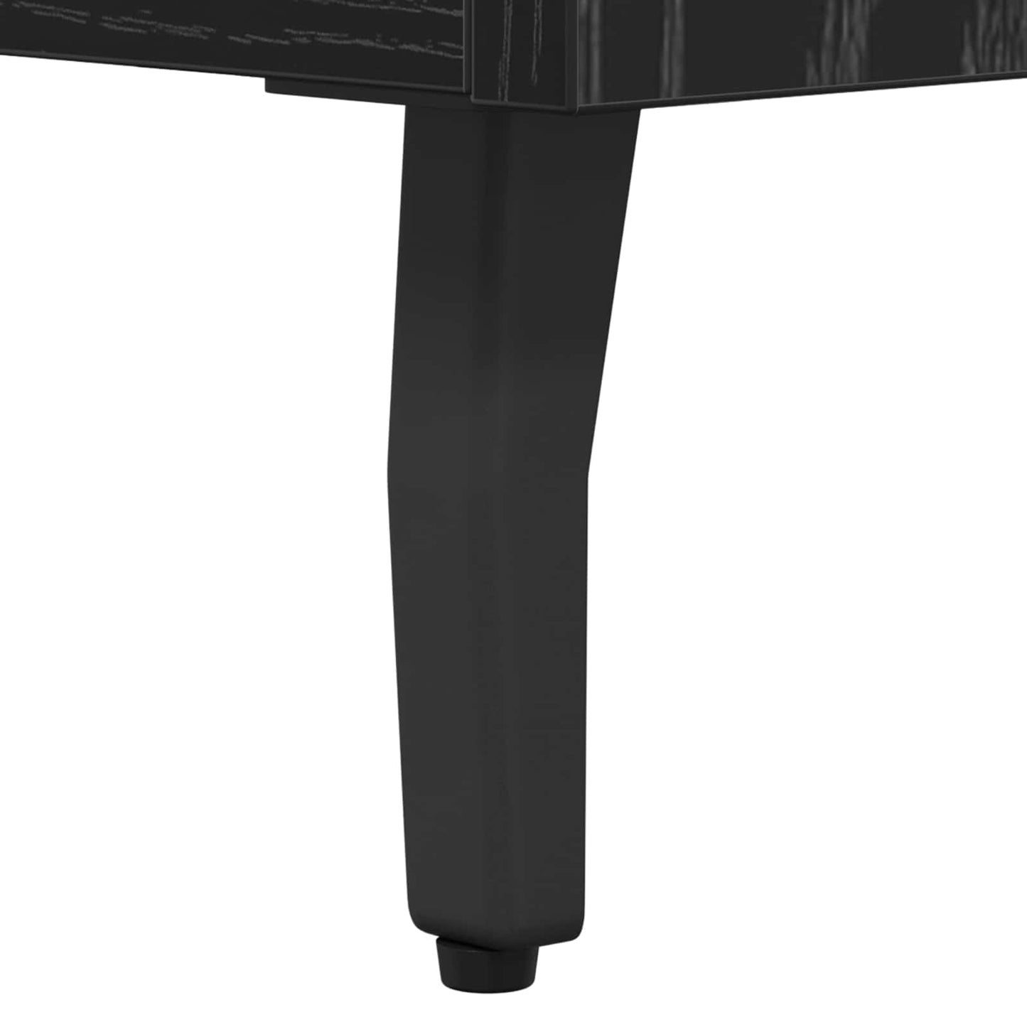Serviesskap Svart Eik 69,5 x 34 x 90 cm Ingeniørtre og jern