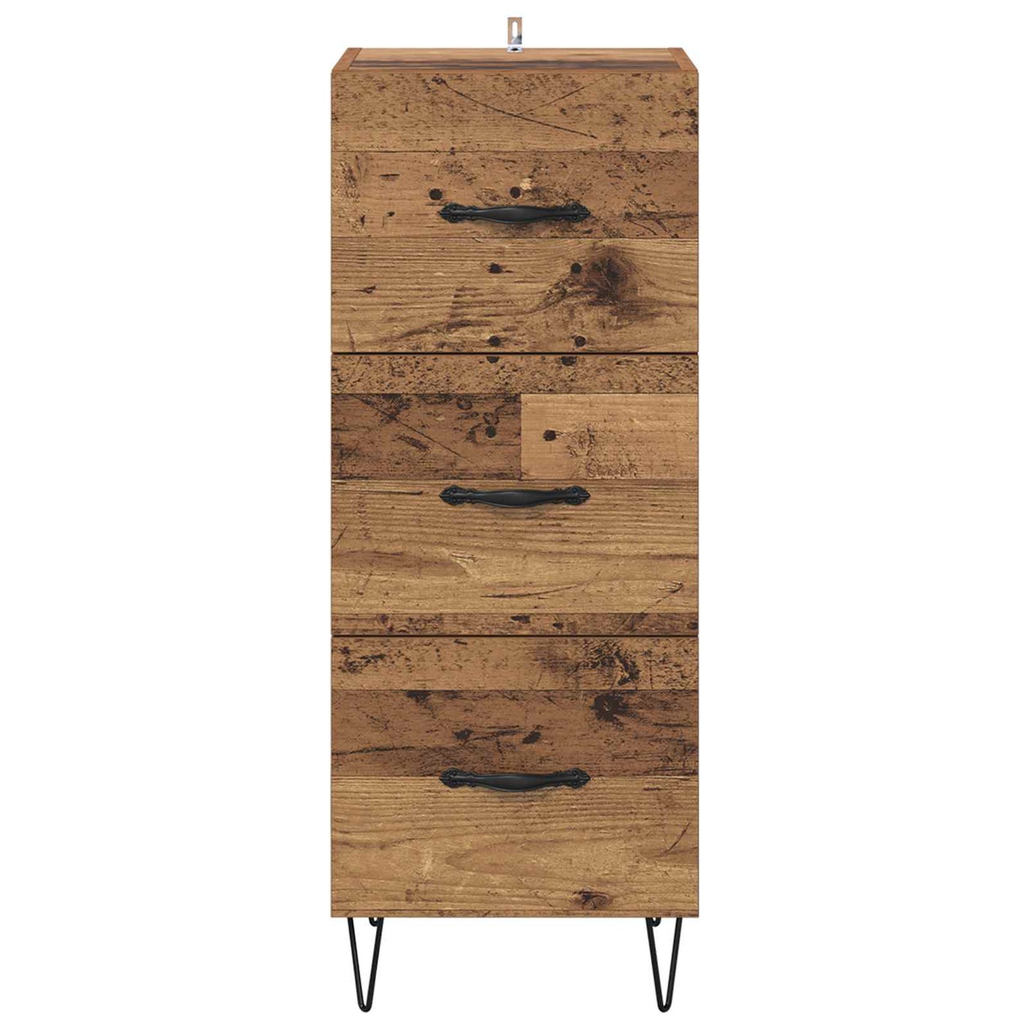 Serviesskap Gammelt tre 34 x 34.5 x 90 cm Konstruert tre