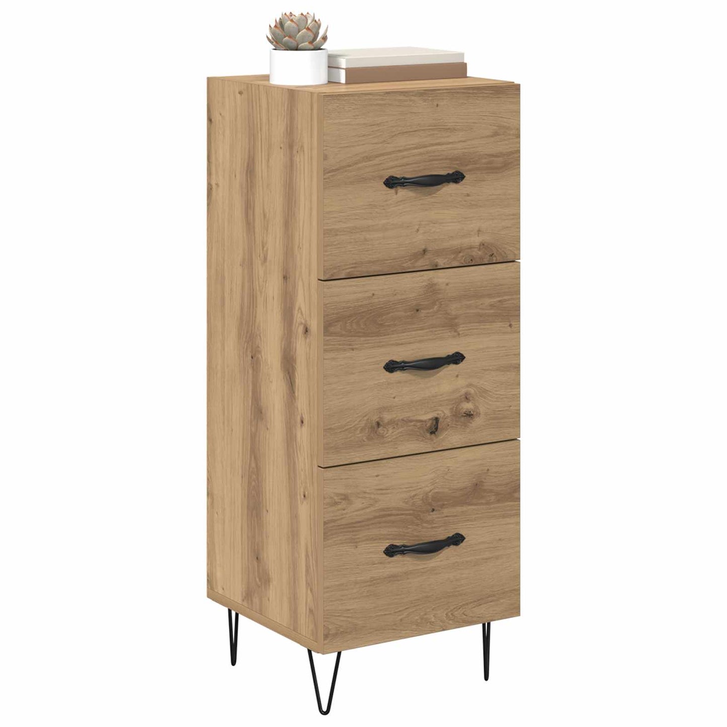 Serviesskap artisan eik 34 x 34.5 x 90 cm Konstruert tre