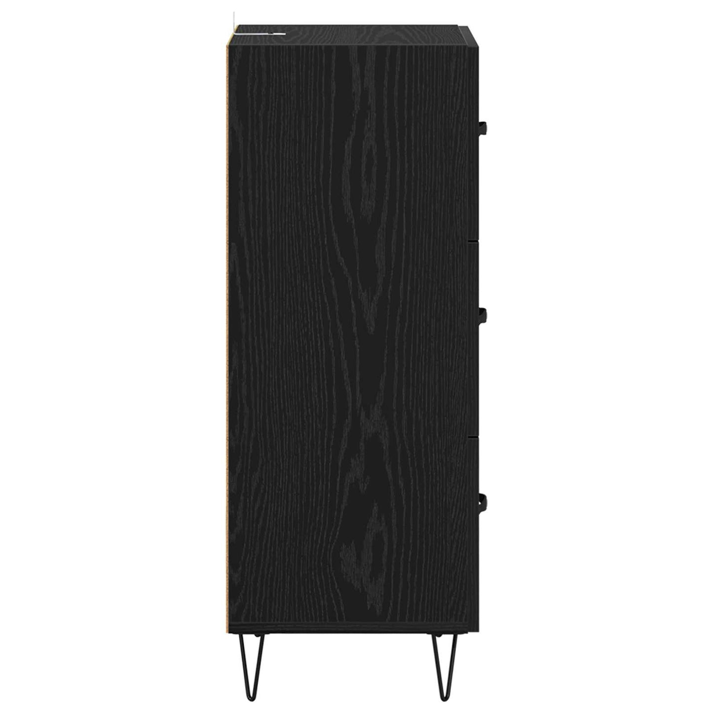 Serviesskap Svart eik 34 x 34.5 x 90 cm Konstruert tre
