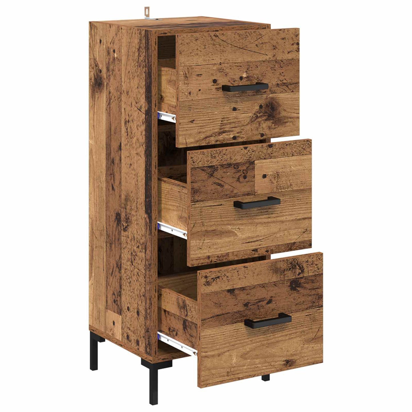 Serviesskap Gammelt tre 34,5 x 34 x 90 cm Konstruert tre