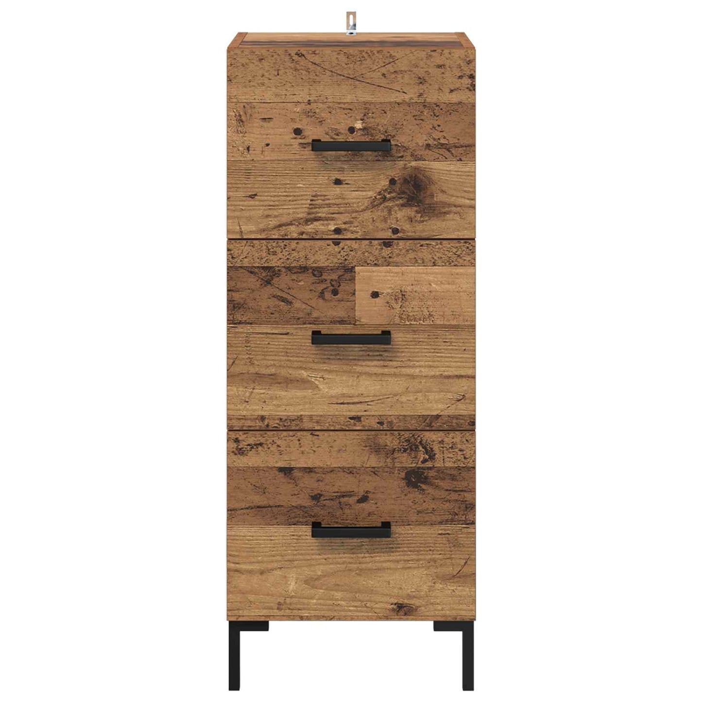 Serviesskap Gammelt tre 34,5 x 34 x 90 cm Konstruert tre