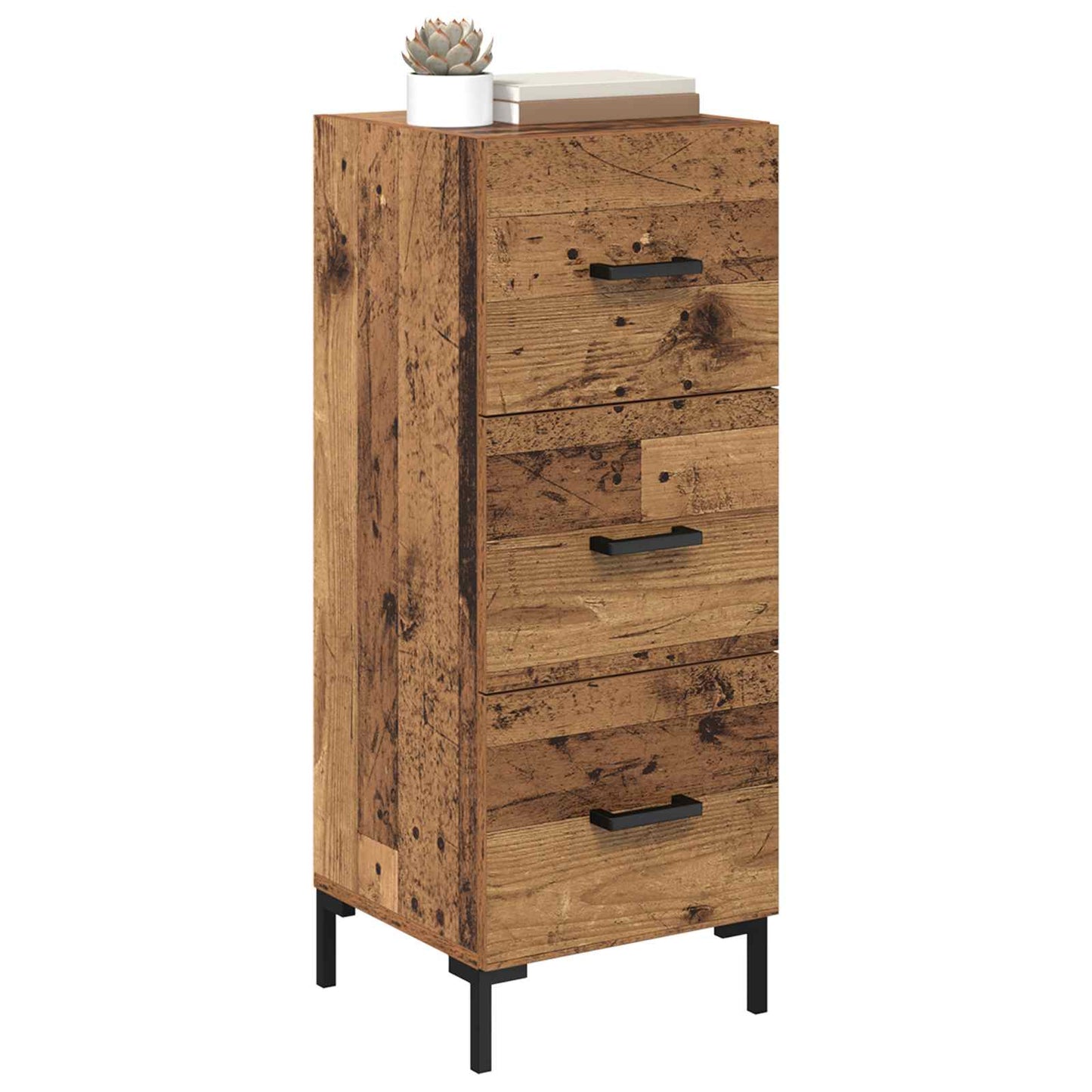 Serviesskap Gammelt tre 34,5 x 34 x 90 cm Konstruert tre