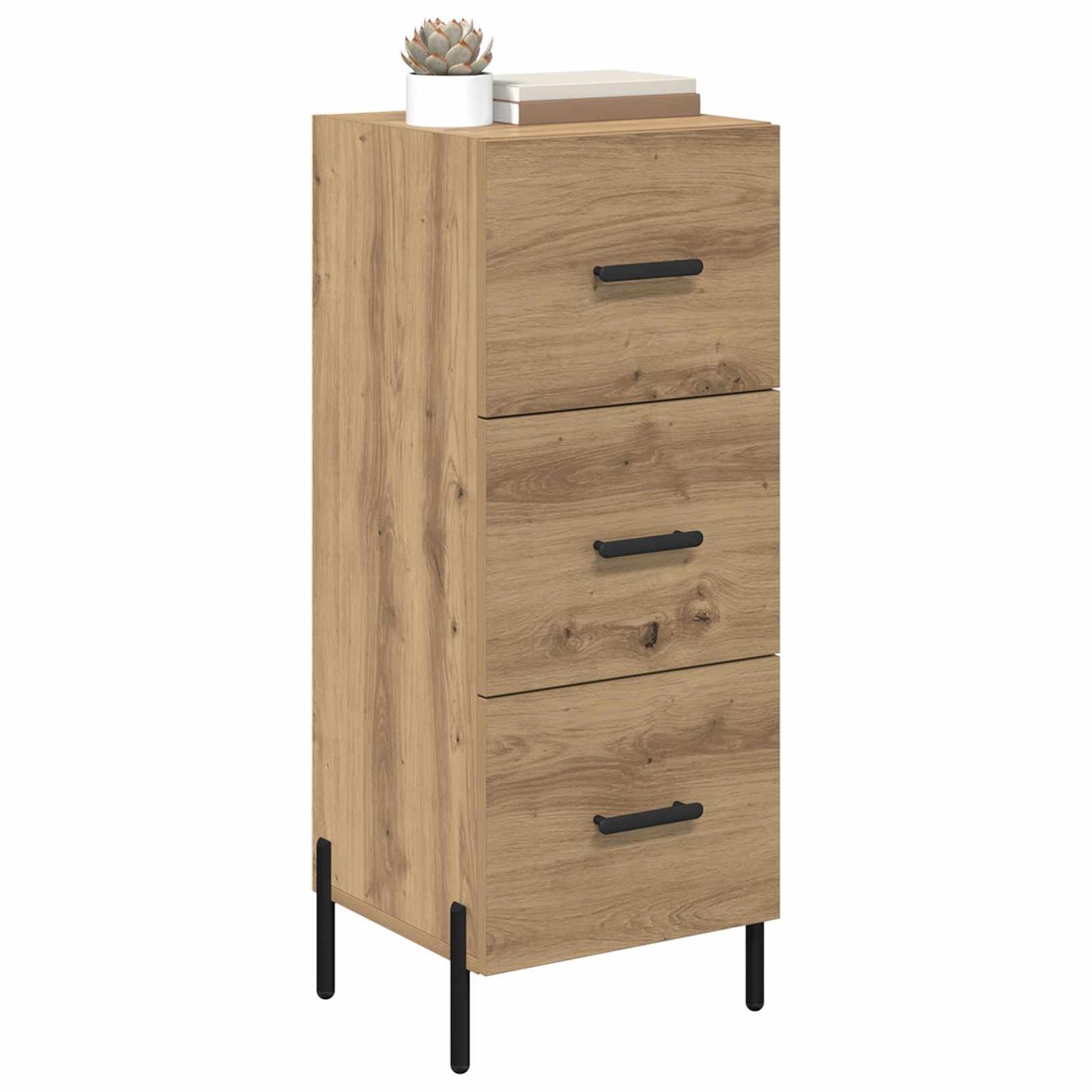 Serviesskap artisan eik 34 x 34,5 x 90 cm Konstruert tre